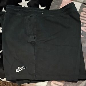 Nike Women's Black Shorts with Logo